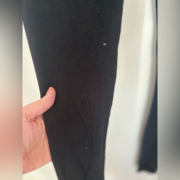 American Eagle black soft drawstring brushed fleece jogger size XS - Picture 9 of 10